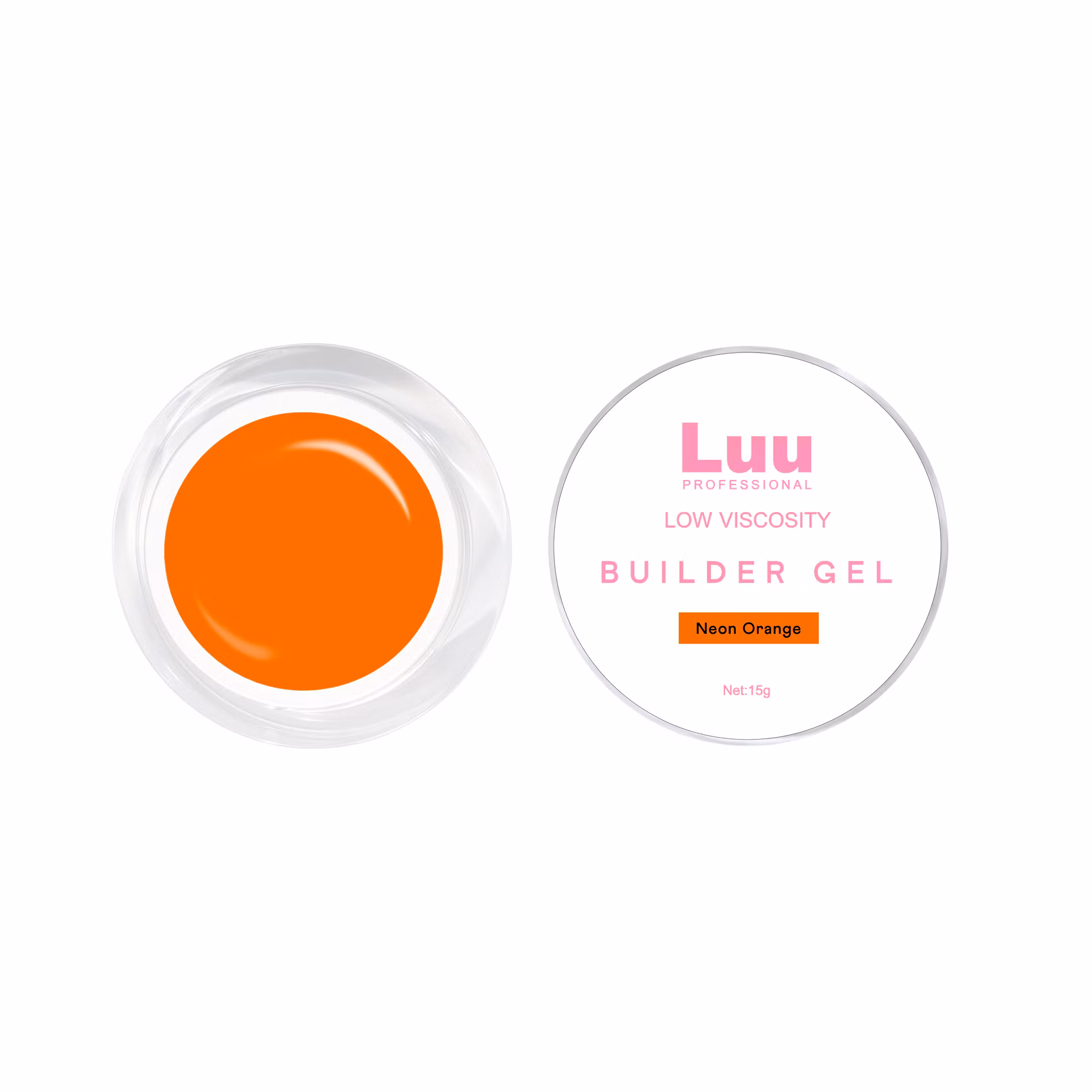 Gel builder Neon orange Low viscosity 15g