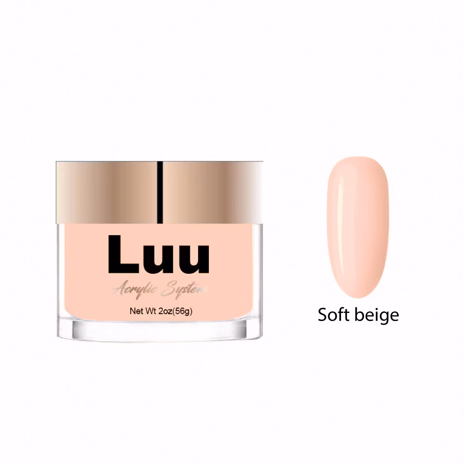 Acrylic cover powder - Soft beige 56g