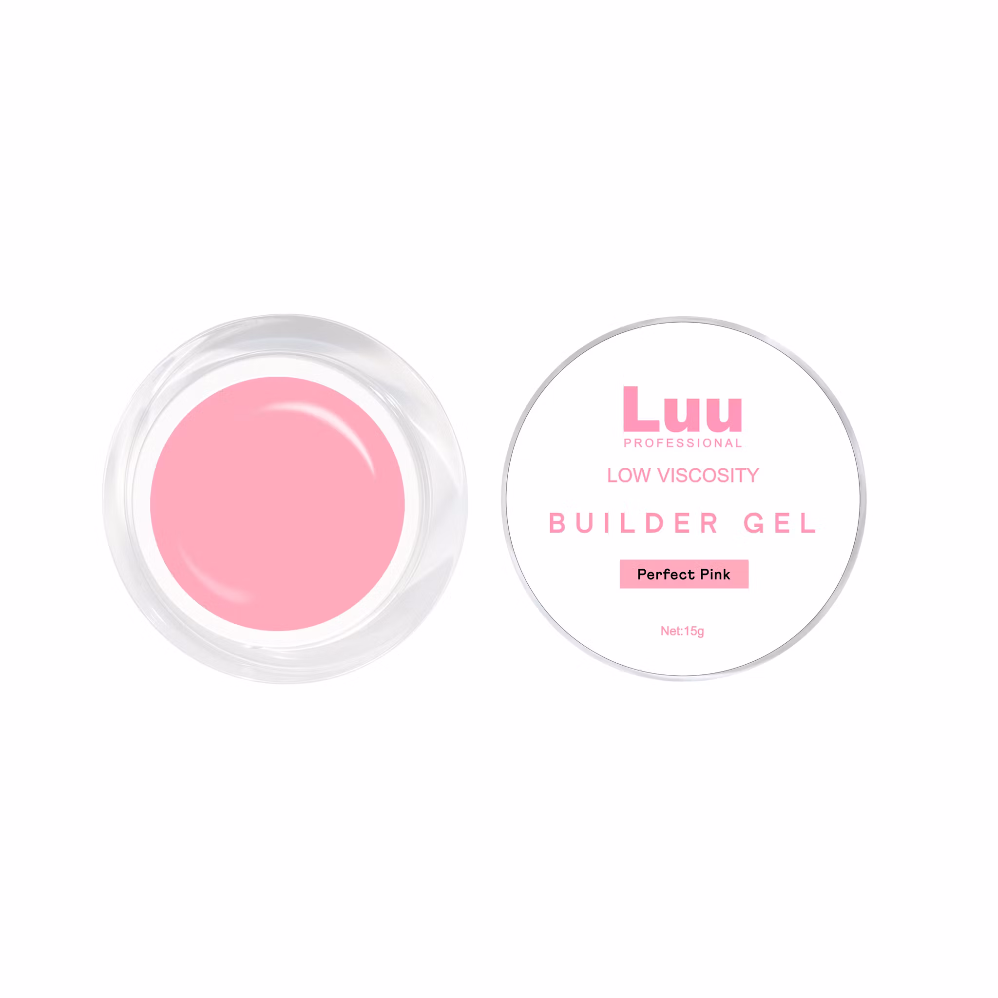 Gel builder Perfect pink low viscosity 15g