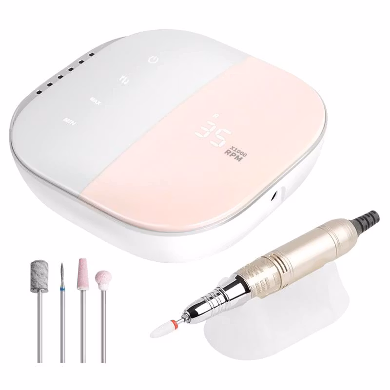 Nail drill machine Pink 35000 RPM