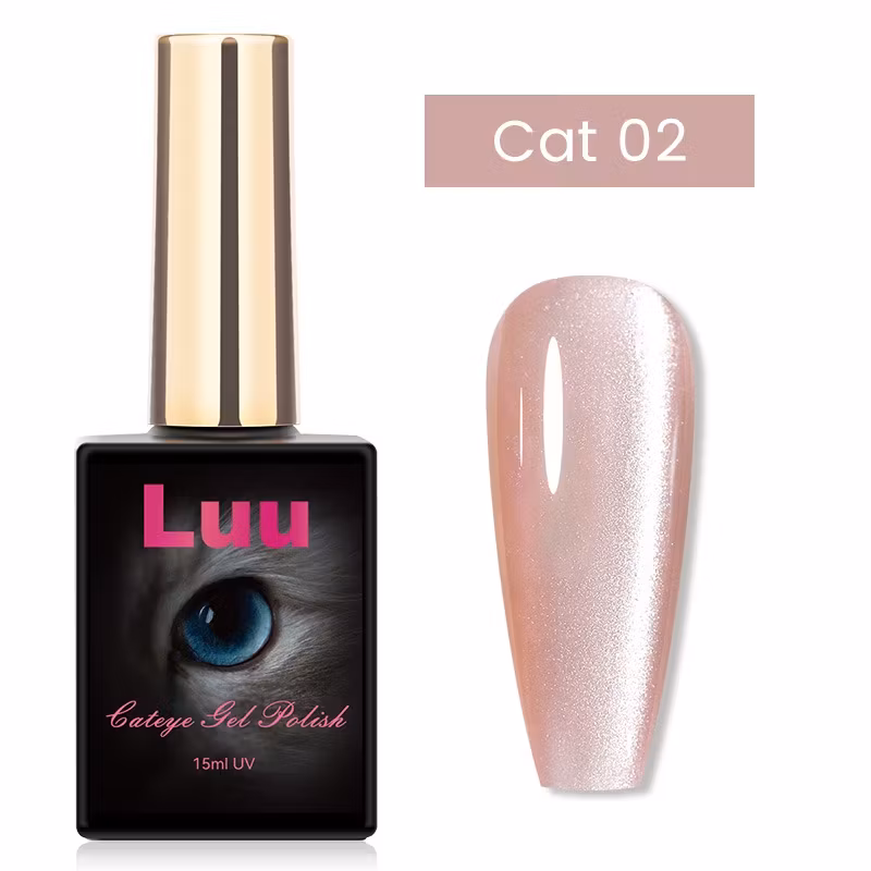 Cate eye gelcolor Rosepink glas Cat 02