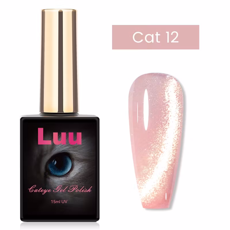 Cate eye gelcolor light glitter pink Cat 12