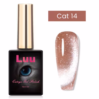 Cate eye gelcolor bronze glitter Cat 14