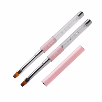 Gel brush flat size 6 pink