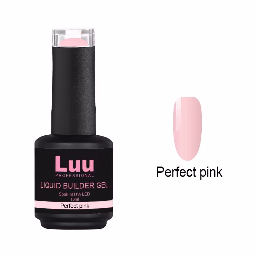 Liquid builder gel Perfect pink 15ml