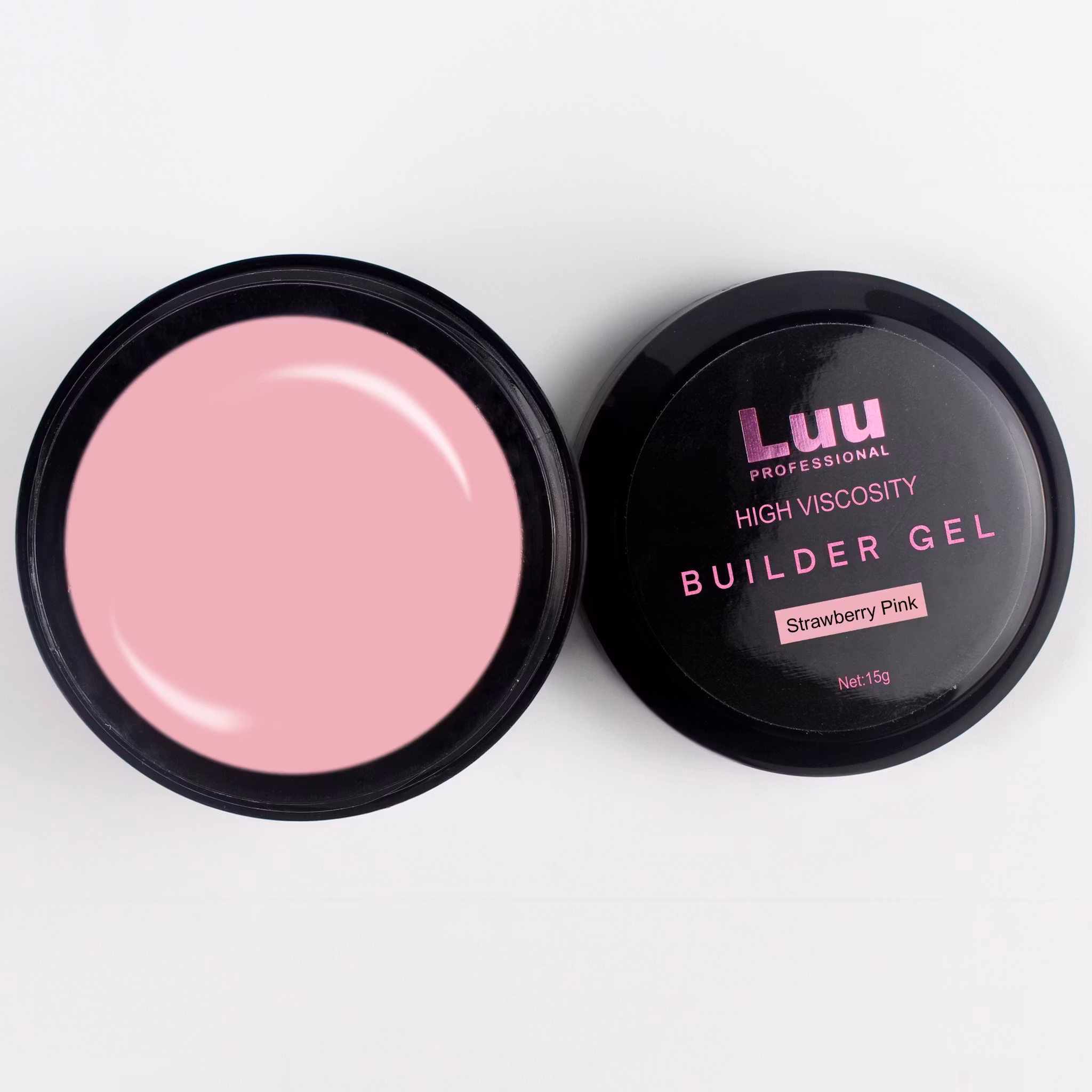 Gel builder  Strawberry Pink high viscosity 15g
