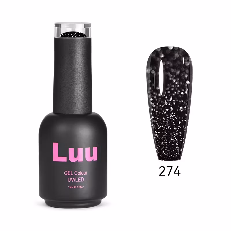 Pro gelcolor reflective glitter black - 269