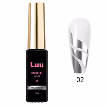 Pro gelliner- Metallic Silver  02