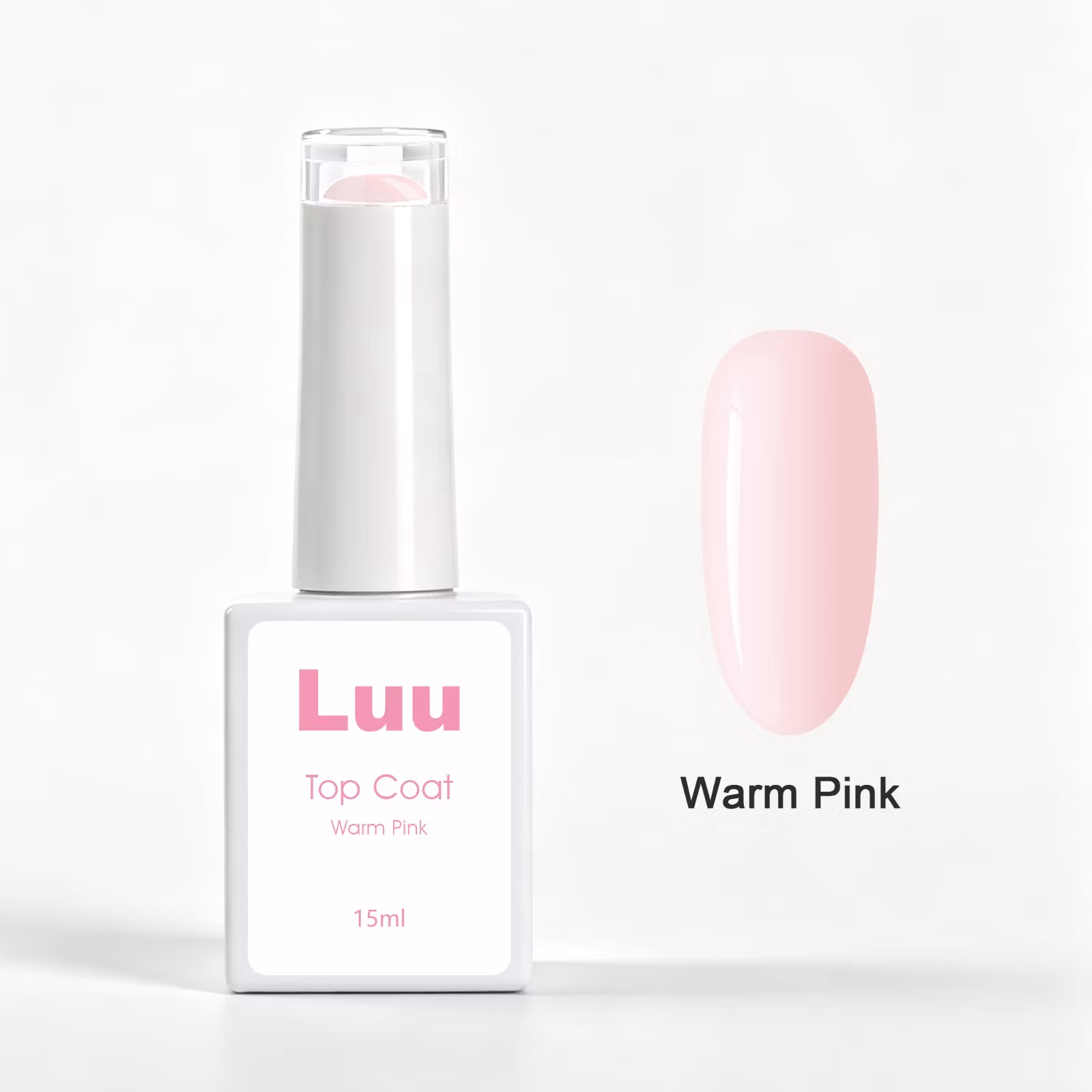 Warm Pink Top coat  15ml
