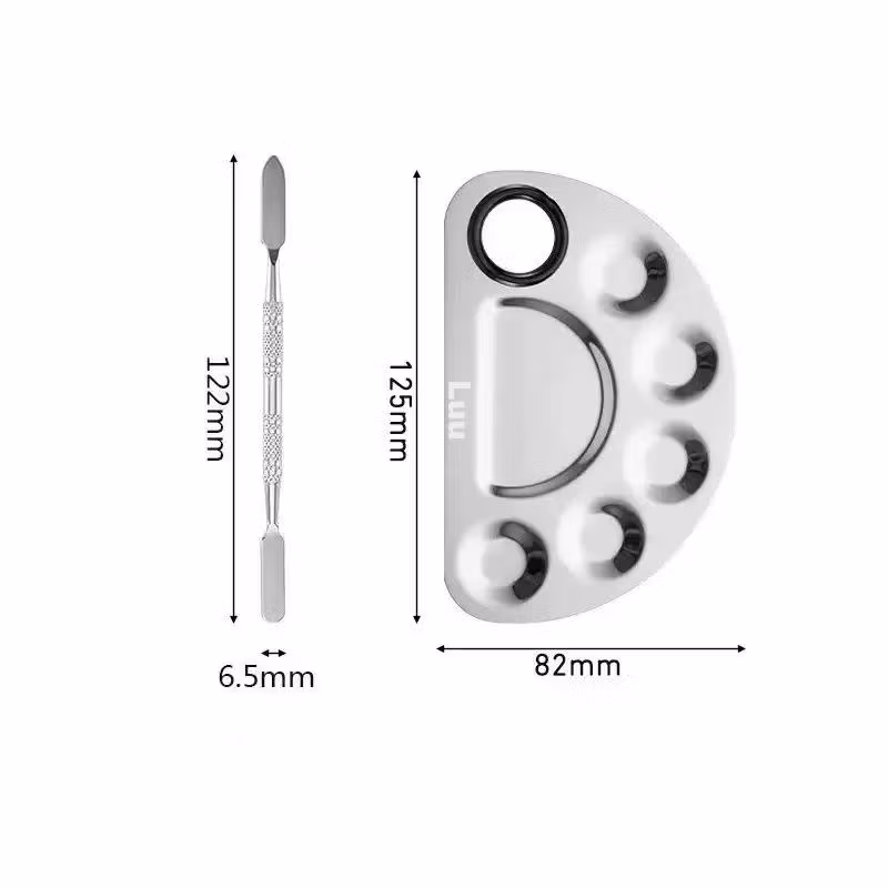 Stainless Nail mixing palette