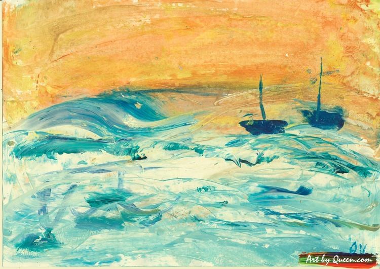 Segeltur vid horisonten