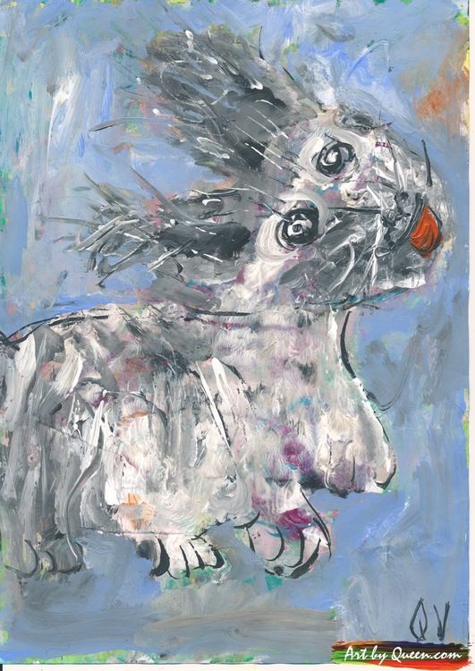 Springande hund