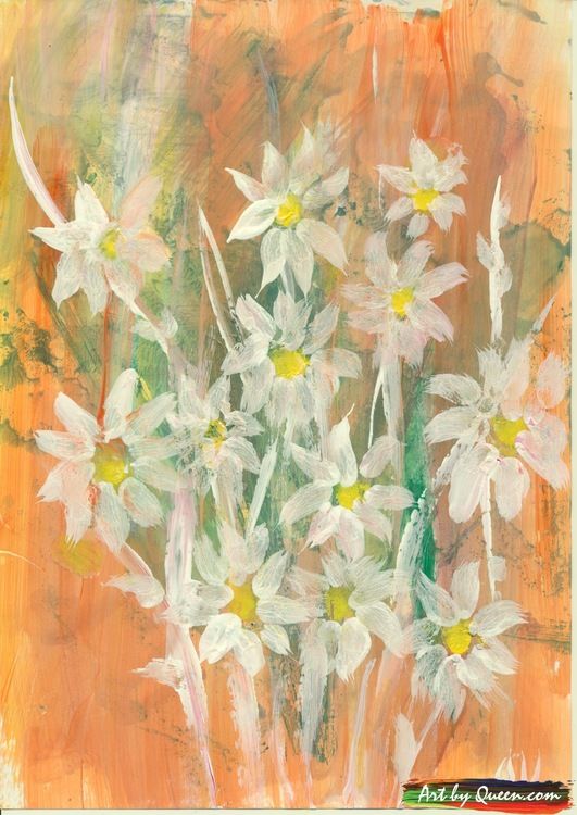 Bukett med doftande blommor