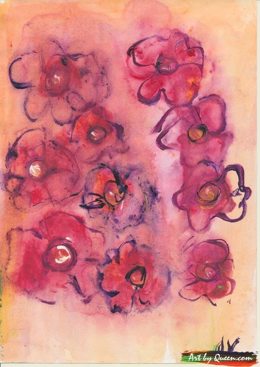 Blommande blommor