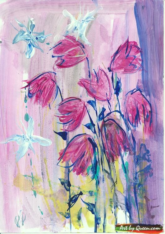 Blommor på ängen