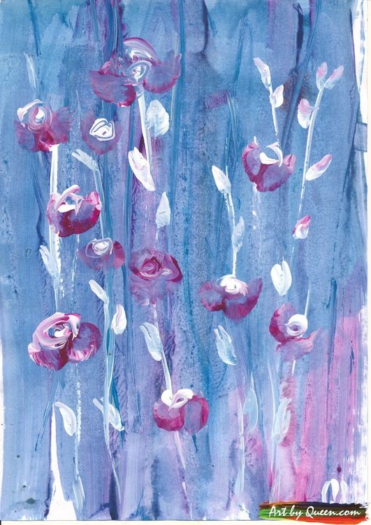 Rosblomning