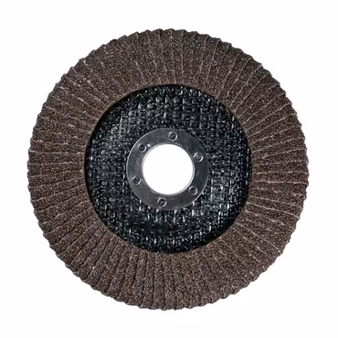 Rundad lamellrondell 125 × 22,23 mm, korn 80