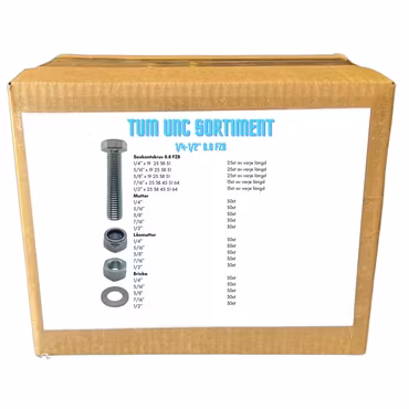 Lilla tumsortimentet UNC 1/4”–1/2” FZB