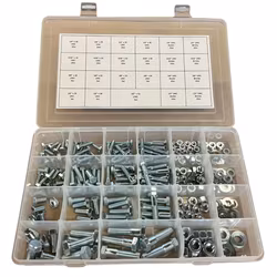 Sortimentlåda tumskruv UNC 215 delar 1/4"-1/2" FZB