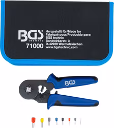 Presstång för ändhylsor