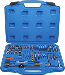 Gängverktygsats | Tum | 1/4" - 1/2" | 56 delar