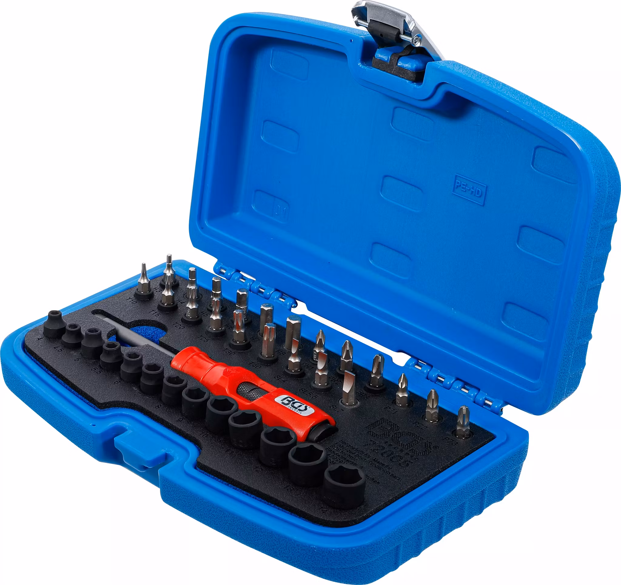 Slag skruvmejselsats | 6,3 mm (1/4") | 36 delar