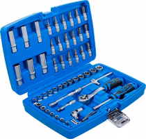 Hylsnyckelsats | 6,3 mm (1/4") | 53 delar