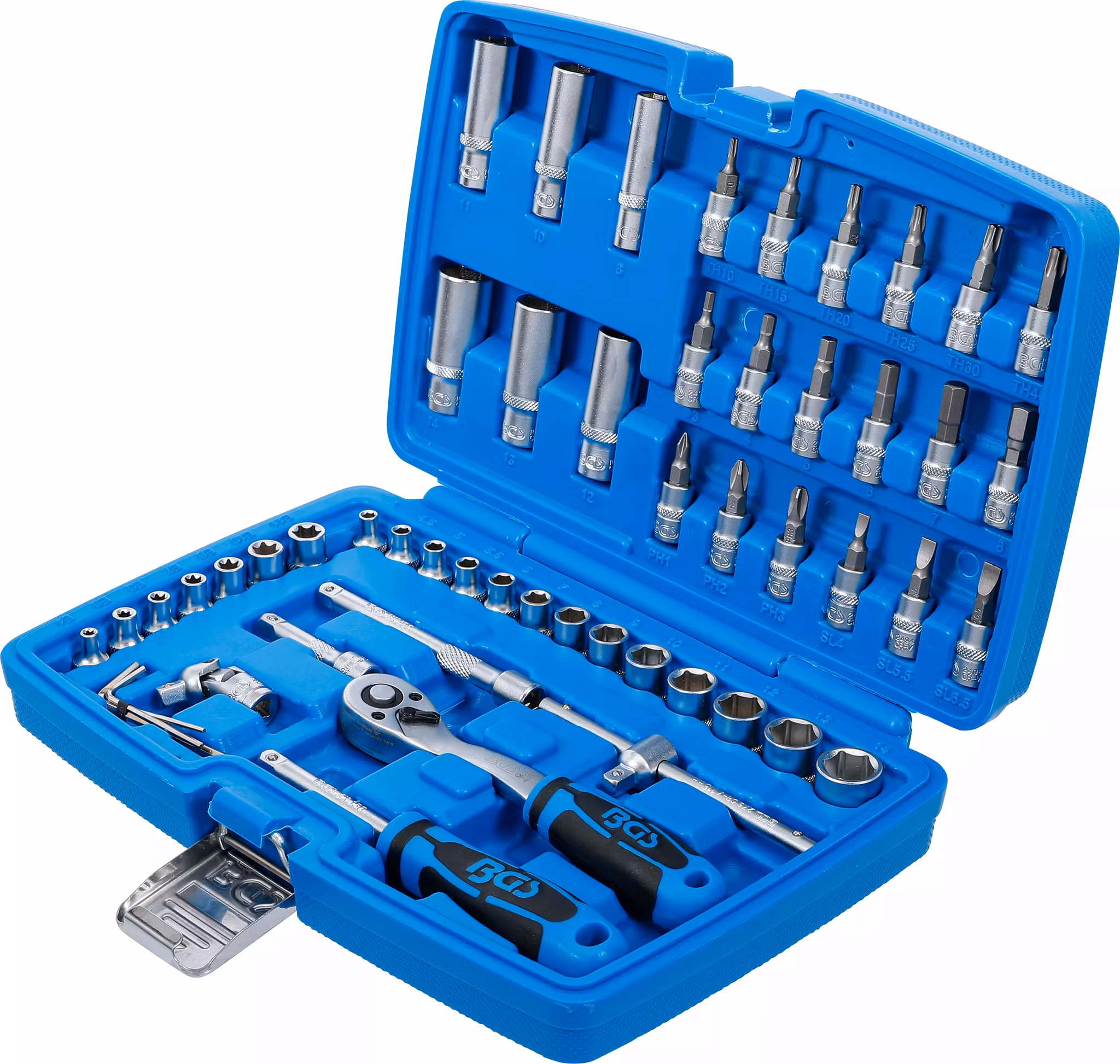 Hylsnyckelsats | 6,3 mm (1/4") | 53 delar