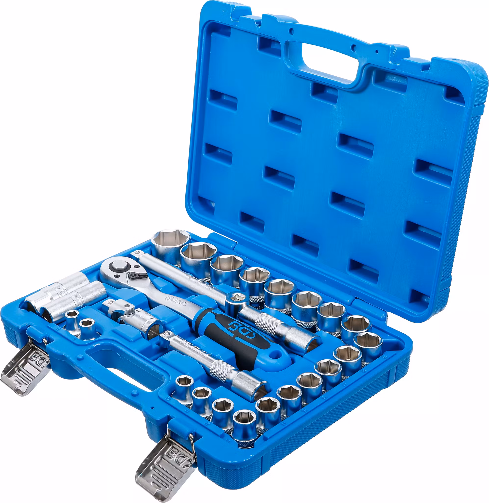 Hylsnyckelsats | 12,5 mm (1/2") | 8 - 32 mm | 27 delar