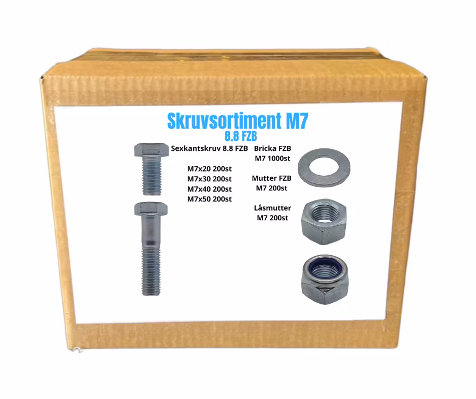 Bultsortiment M7 FZB 14KG!