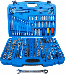 Hylsnyckelsats vågprofil | 1/4" / 3/8" / 1/2" | 218 delar