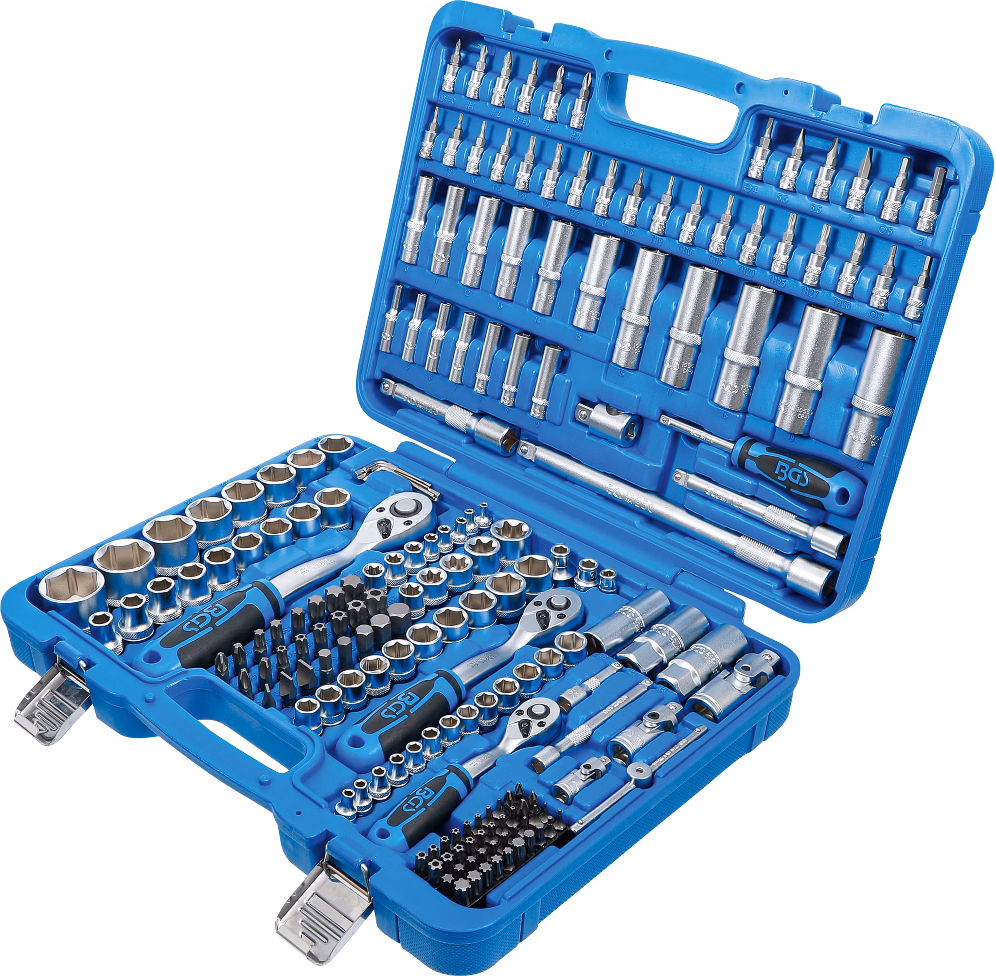 Hylsnyckelsats Sexkant | 1/4") / 3/8") / 1/2" | 192 delar