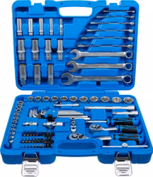 Hylsnyckelsats Sexkant | 1/4" / 3/8" | 92 delar