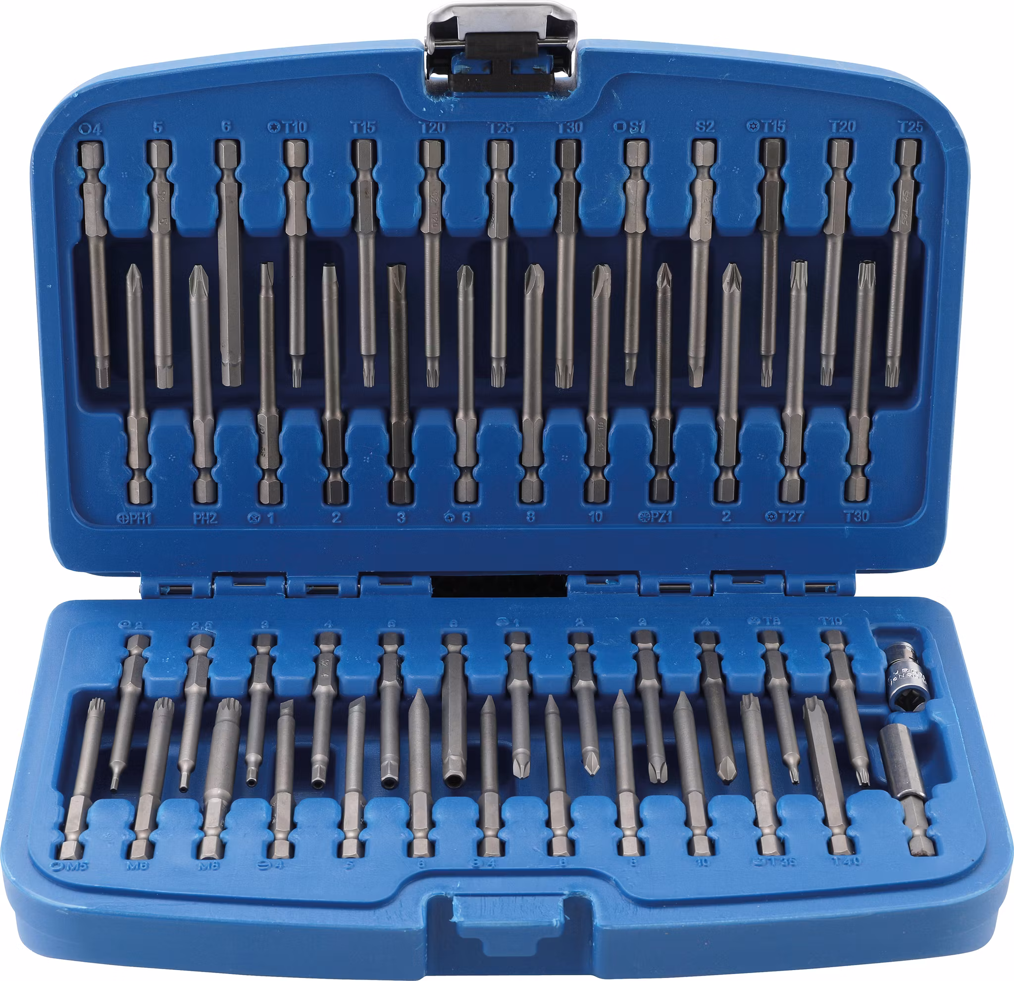 Säkerhetsskruvar Bitsats, lång | 51 delar