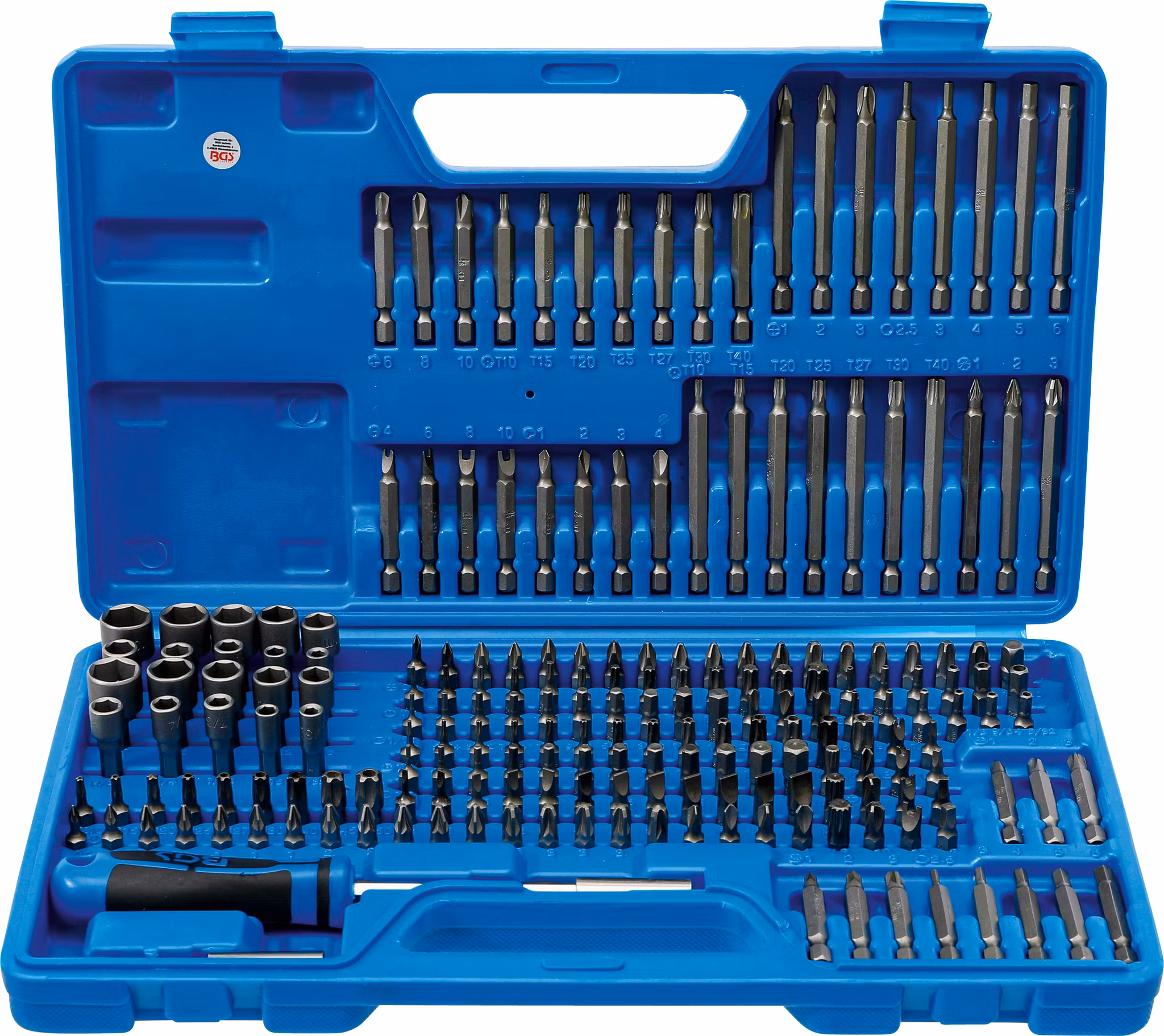 Universal bitssats | sexkant 6,3 mm (1/4") | 208 delar