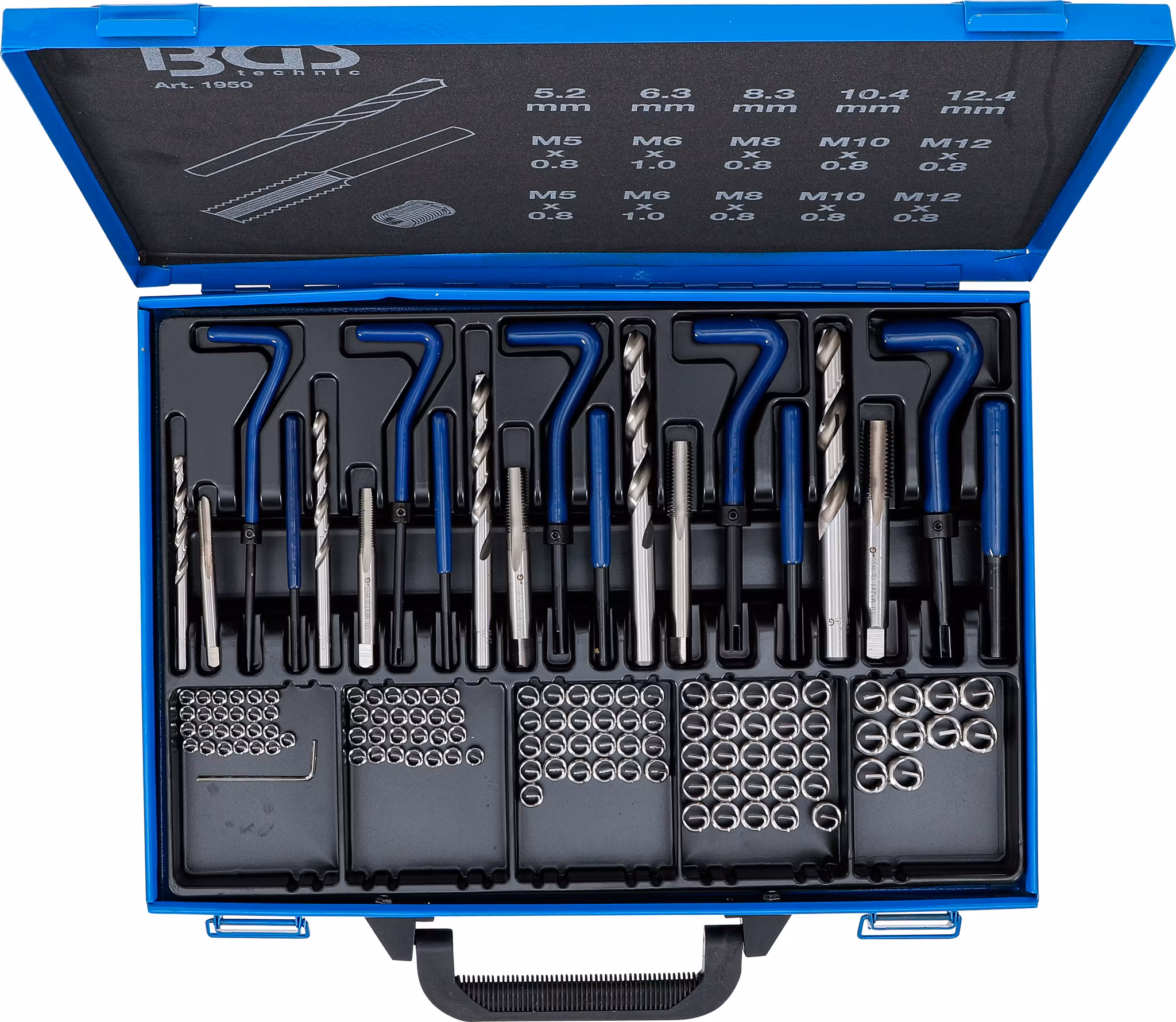 Gänga Reparationssats | M5 - M12 | 130 delar