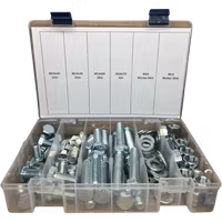 Sortiment Sexkantskruv 8.8 FZB M14 100 Delar