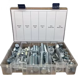 Sortiment Sexkantskruv 8.8 FZB M14 100 Delar