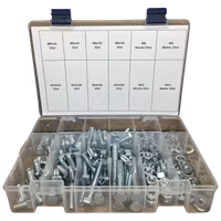 Sortiment Sexkantskruv 8.8 FZB M8-M10 180 Delar