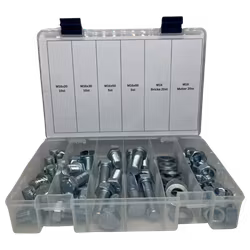 Sortiment Sexkantskruv 8.8 FZB M16 70 Delar