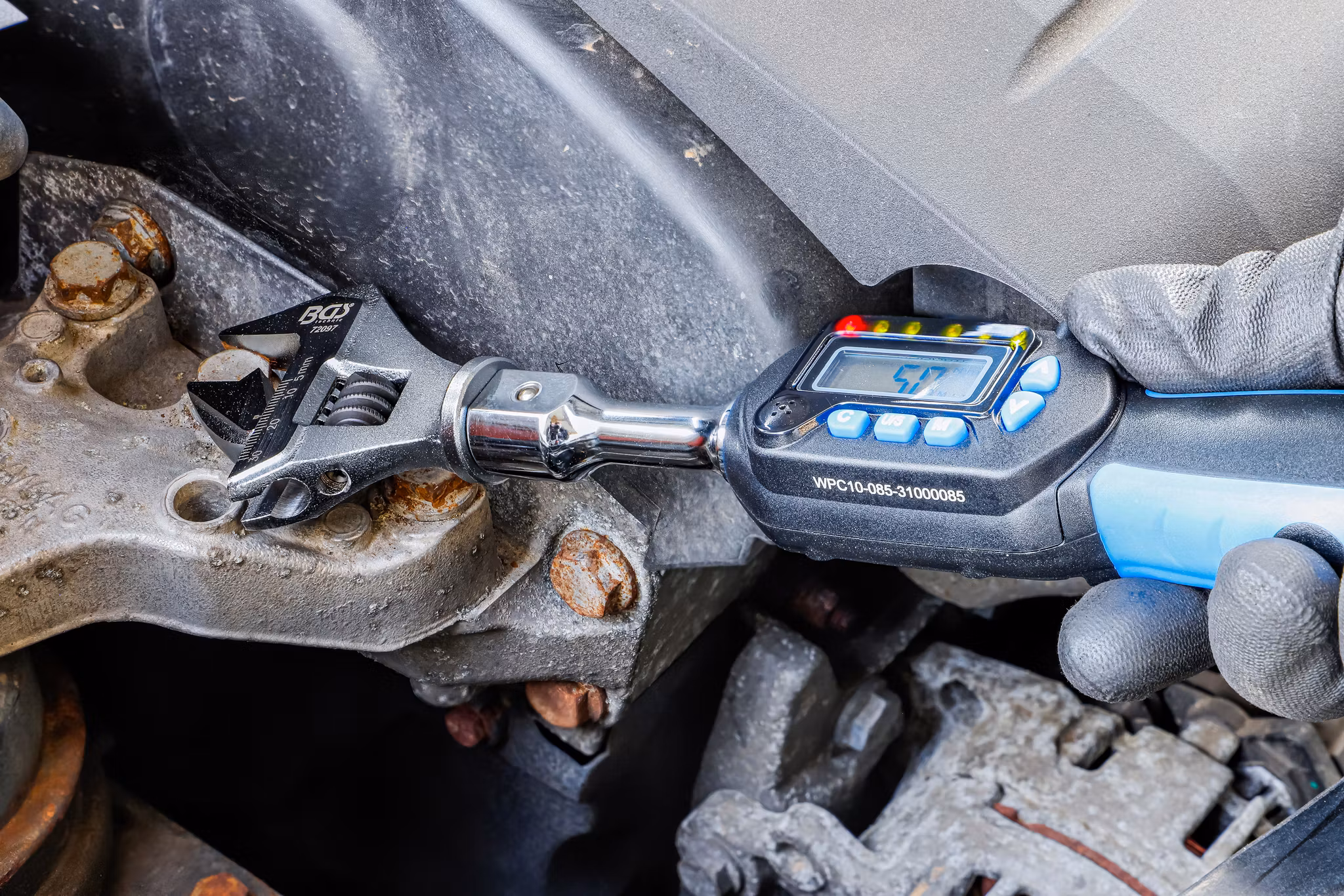 Digital moment skiftnyckel 4,2 - 85 Nm