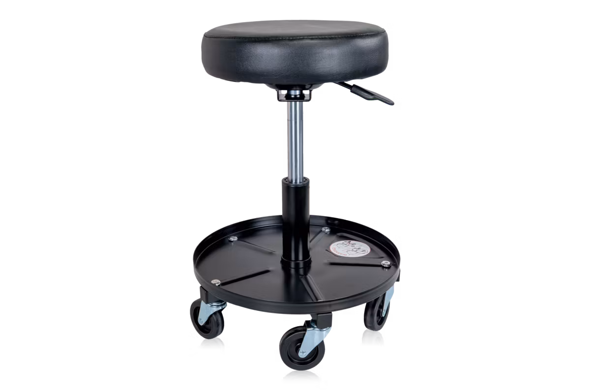 Verkstadspall på hjul