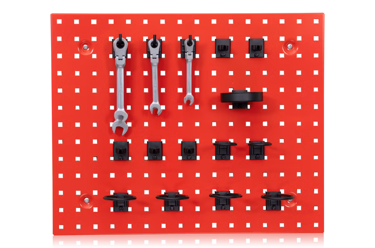 Verktygstavla 608x494 mm Röd