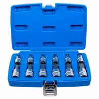 Bit-Insats-sats (1/2") Inre sexkant 5-22 mm 12 delar