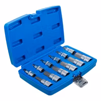 Bit-Insats-sats (1/2") Inre sexkant 5-22 mm 12 delar