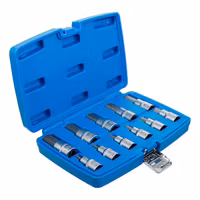 Bit-Insats-sats (1/2") Inre sexkant 7/32"-13/16" Tum 12 delar