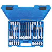 Bit-Insats-sats (1/2") Torx Plus TP20-TP70 32 delar