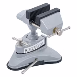 Bordsskruvstäd 70mm med sugfot