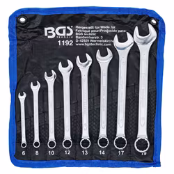 Blocknyckelsats 6-19 mm 8 delar