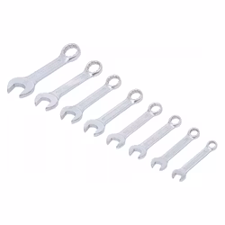 Blocknyckelsats extra kort Tum 3/8" - 7/8" 8 delar